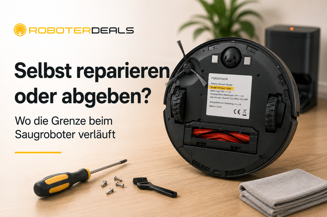 Selbst reparieren oder abgeben? Wo die Grenze beim Saugroboter verläuft