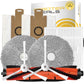 Zubehör Set, Ersatzteile Kit für Lydsto W2 (2x Beutel, 2x Pad, 2x Seitenbürste, 2x Filter, 1x Hauptbürste)
