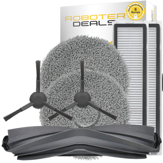Zubehör Set, Ersatzteile für Dreame L20 Ultra Complete (2x Filter, 2x Seitenbürste, 2x Pad, 1x Hauptbürste)