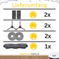 Zubehör Set, Ersatzteile Kit für Dreame L10s Pro Ultra Heat (2x Filter, 2x Seitenbürste, 2x Pad, 1x Hauptbürste)