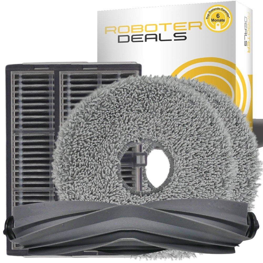 Zubehör Set für Dreame X40 Ultra / X40 Ultra Complete / L40 Ultra – Filter Bürsten Wischpads (5 Teile)
