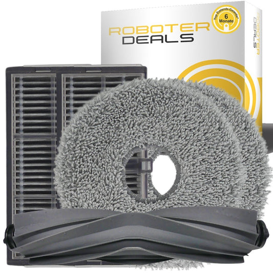 Zubehör Set für Dreame X40 Ultra / X40 Ultra Complete / L40 Ultra – Filter Bürsten Wischpads (5 Teile)