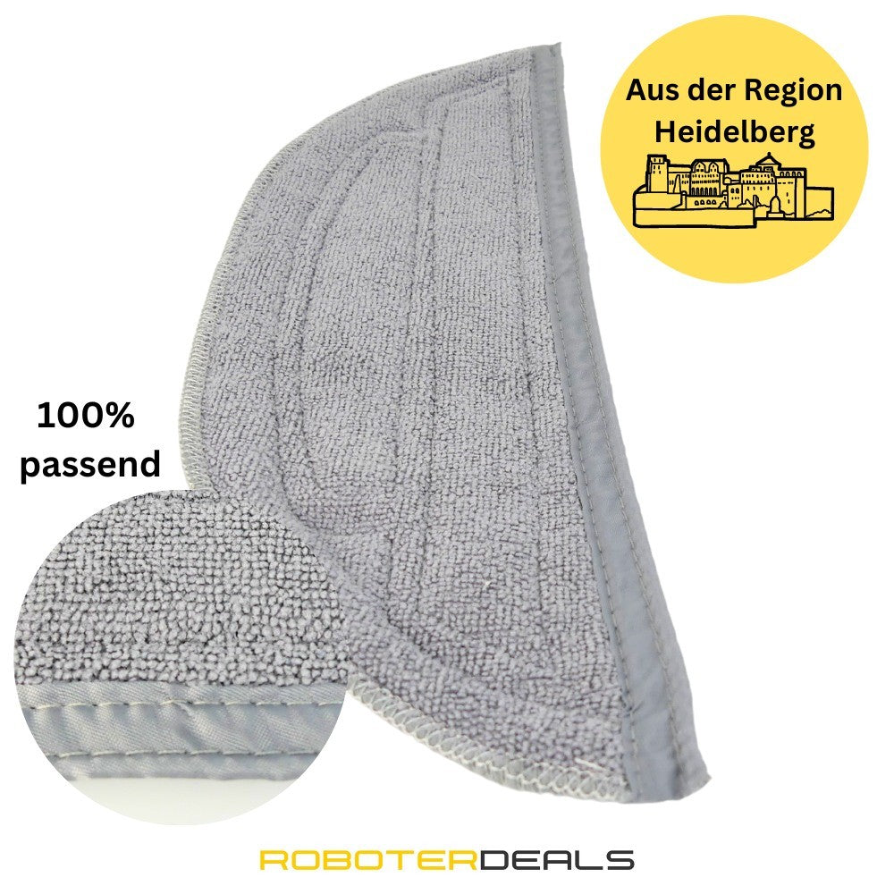 Mikrofaserpads (2 Stück) für Roborock S8 MaxV Ultra