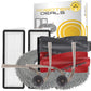 Zubehör Set, Ersatzteile Kit für Roborock Q Revo Curv, Qrevo 5AE (1x Hauptbürste, 2x Filter, 2x Pad, 2x Seitenbürste)