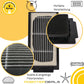 Zubehör Set, Ersatzteile für Ecovacs Deebot T50 Pro Omni, T50 Max Pro Omni (2x Filter, 2x Seitenbürste, 2x Pad, 1x Hauptbürste)