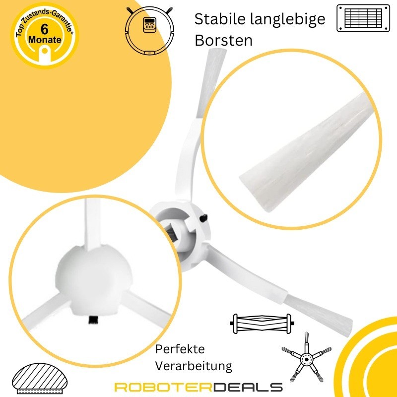 Zubehör Set, Ersatzteile Kit für Dreame D10 Plus Gen 2 (1x Hauptbürste, 2x Filter, 2x Pad, 2x Seitenbürste)