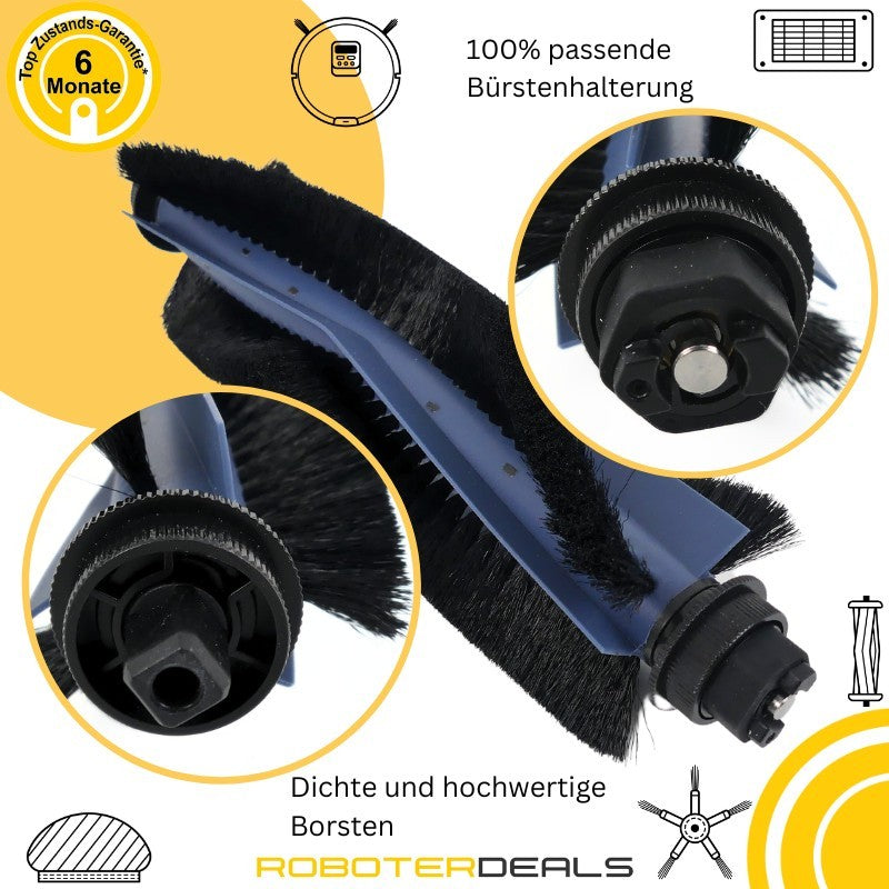 Zubehör Set, Ersatzteile Kit für Eufy Omni C20 (1x Hauptbürste, 2x Filter, 2x Pad, 2x Seitenbürste)