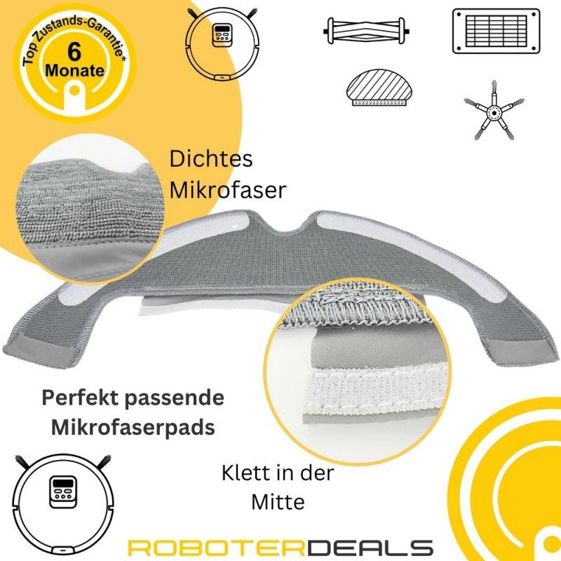 Zubehör Set, Ersatzteile Kit für Dreame D10 Plus Gen 2 (1x Hauptbürste, 2x Filter, 2x Pad, 2x Seitenbürste)