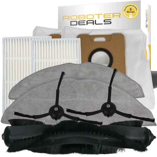 Zubehör Set, Ersatzteile für Tapo RV30 Max Plus (2x Filter, 2x Seitenbürste, 2x Staubbeutel, 1x Hauptbürste, 2x Pads)
