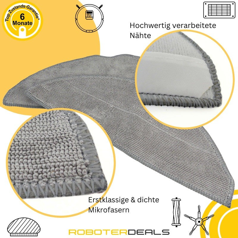 Zubehör Set, Ersatzteile für Tapo RV30 Max Plus (2x Filter, 2x Seitenbürste, 2x Staubbeutel, 1x Hauptbürste, 2x Pads)