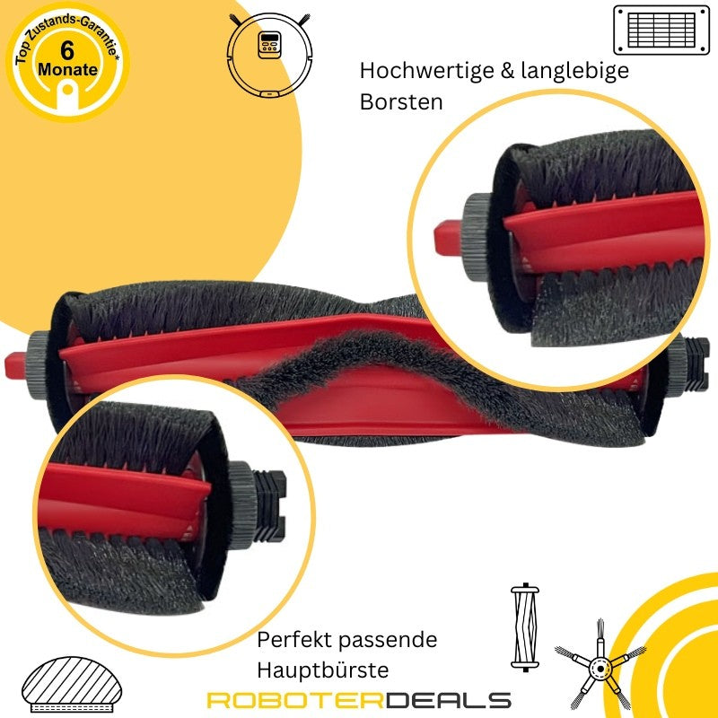 Zubehör Ersatzteile für Roborock Q7 M5, Q7 L5 & Q7 L5 Plus (2x Beutel, 2x Filter, 2x Seitenbürsten, 2x Pads, 1x Hauptbür