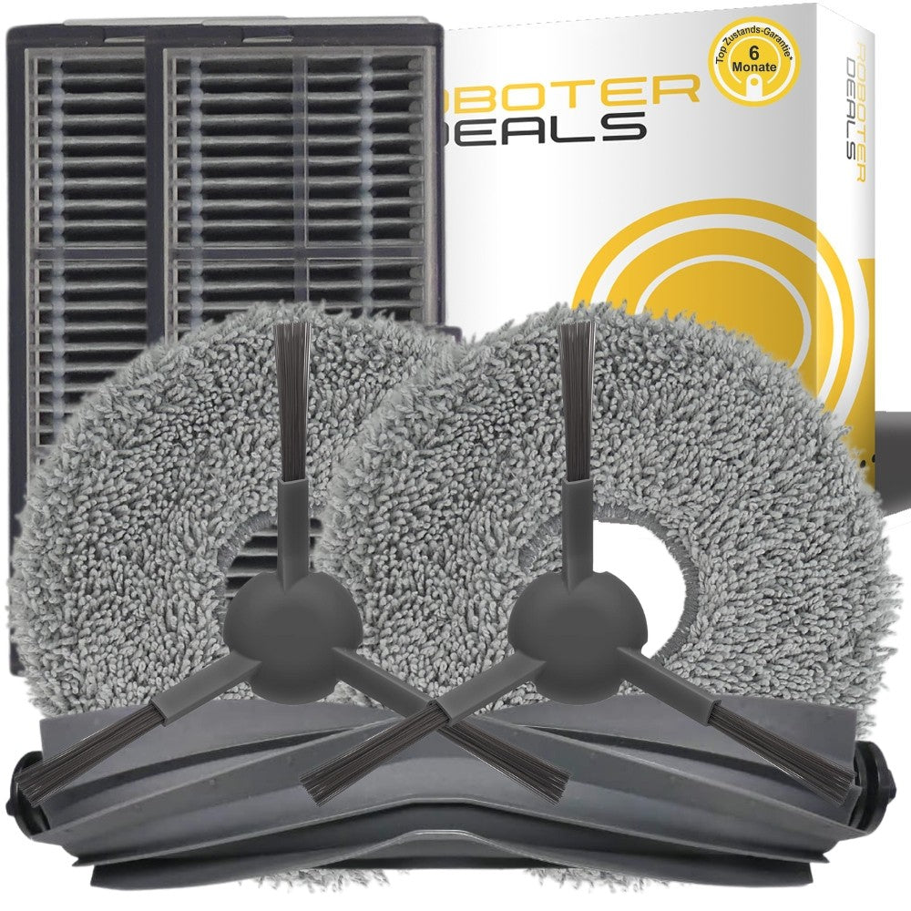 Zubehör Ersatzteile-Set für Dreame L40 Ultra AE (2x Seitenbürsten, 2x Pads, 2x Filter, 1x Hauptbürste)