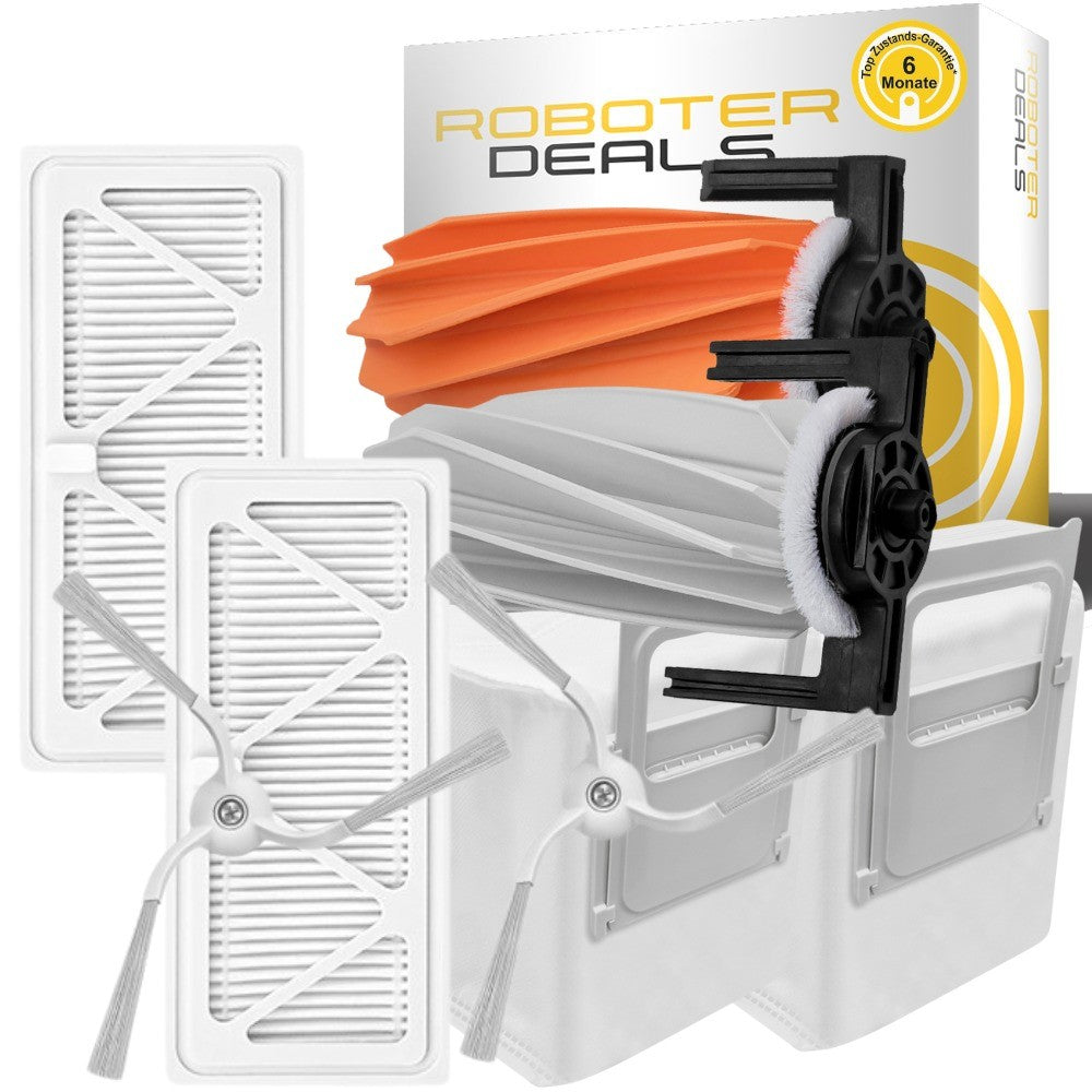 Zubehör Ersatzteile-Set für DJI ROMO S, ROMO A & ROMO P (2x Seitenbürsten, 2x Beutel, 2x Filter, 1x Hauptbürste)