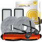 Zubehör Set für Xiaomi Robot Vacuum 5 und 5 Pro - Ersatzteile Kit (2x Pad, 2x Seitenbürsten, 2x Filter, 1x TriCut Hauptbürste)