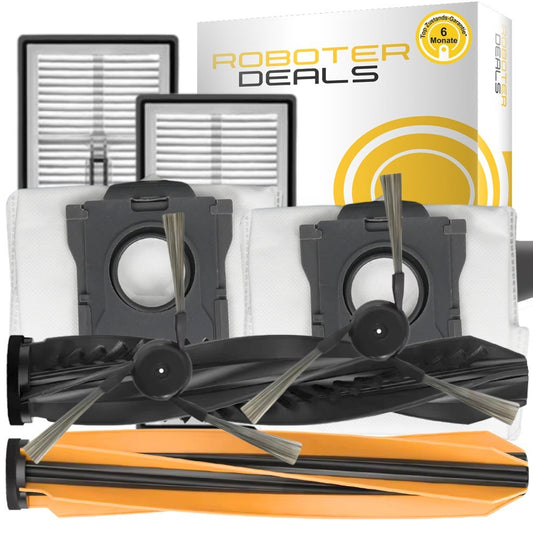 Zubehör Set, Ersatzteile Kit für MOVA Z60 Ultra Roller Standalone (2x Seitenbürsten, 2x Beutel, 2x Filter, 2x Hauptbürst