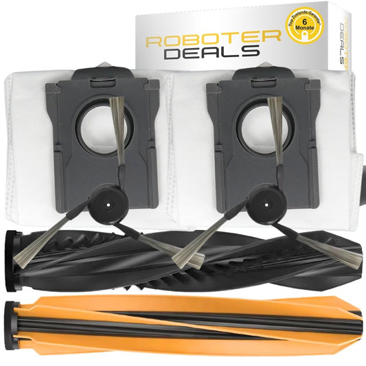 Zubehör Set, Ersatzteile Kit für MOVA Z60 Ultra Roller Standalone (2x Seitenbürsten, 2x Beutel, 2x Hauptbürste)