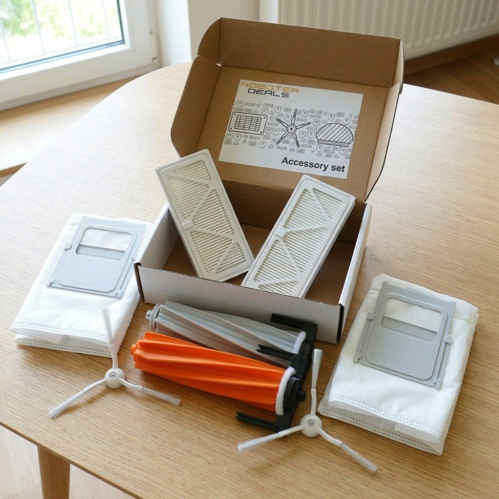 Zubehör Ersatzteile-Set für DJI ROMO S, ROMO A & ROMO P (2x Seitenbürsten, 2x Beutel, 2x Filter, 1x Hauptbürste)