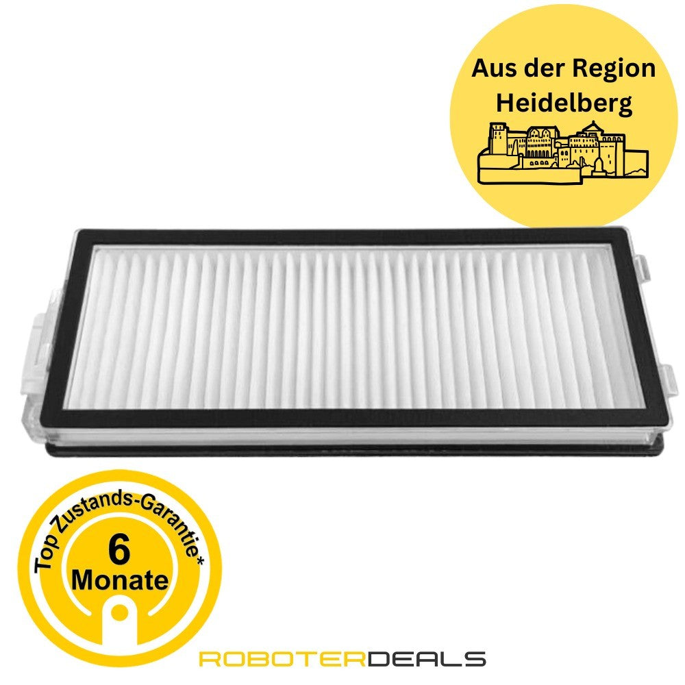 Zubehör Set für Roborock Qrevo Curv 2 Flow - Ersatzteile (1x Hauptbürste, 2x Filter, 2x Seitenbürste, 1x Wischbürste, 2x