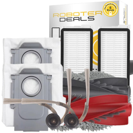 Zubehör-Set für Roborock Saros 20 (9-teilig: Hauptbürsten-Set, Filter, Pads, Seitenbürsten, Beutel)