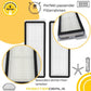 Zubehör-Set für Roborock Saros 20X (9-teilig: Hauptbürsten-Set, Filter, Pads, Seitenbürsten, Beutel)