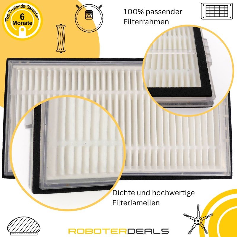 Feinstaubfilter für Roborock Saros 20X – Ersatzfilter (2 Stück)