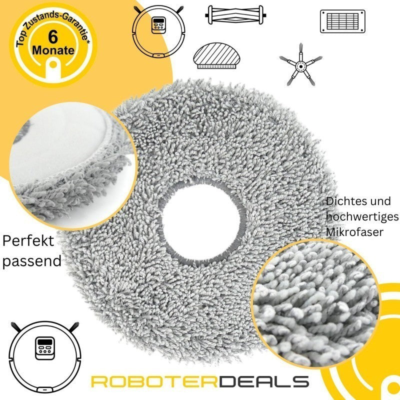 Zubehör-Set für Roborock Saros 20 Sonic (9-teilig: Hauptbürsten-Set, Filter, Pads, Seitenbürsten, Beutel)