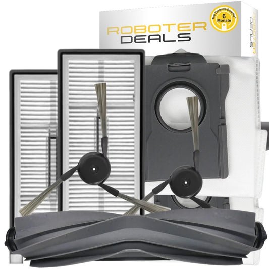 Zubehör-Set für Mova P70 Pro Ultra (7-teilig: Hauptbürste, Seitenbürsten, Beutel, Filter)