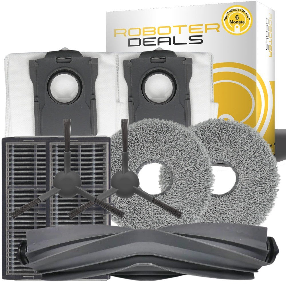 Zubehör-Set für Dreame L50 Ultra AE (9-teilig: Beutel, Filter, Bürsten, Pads)