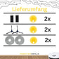 Zubehör Set, Ersatzteile Kit für Ecovacs Deebot T30e Omni (2x Filter, 2x Seitenbürste, 2x Pad)