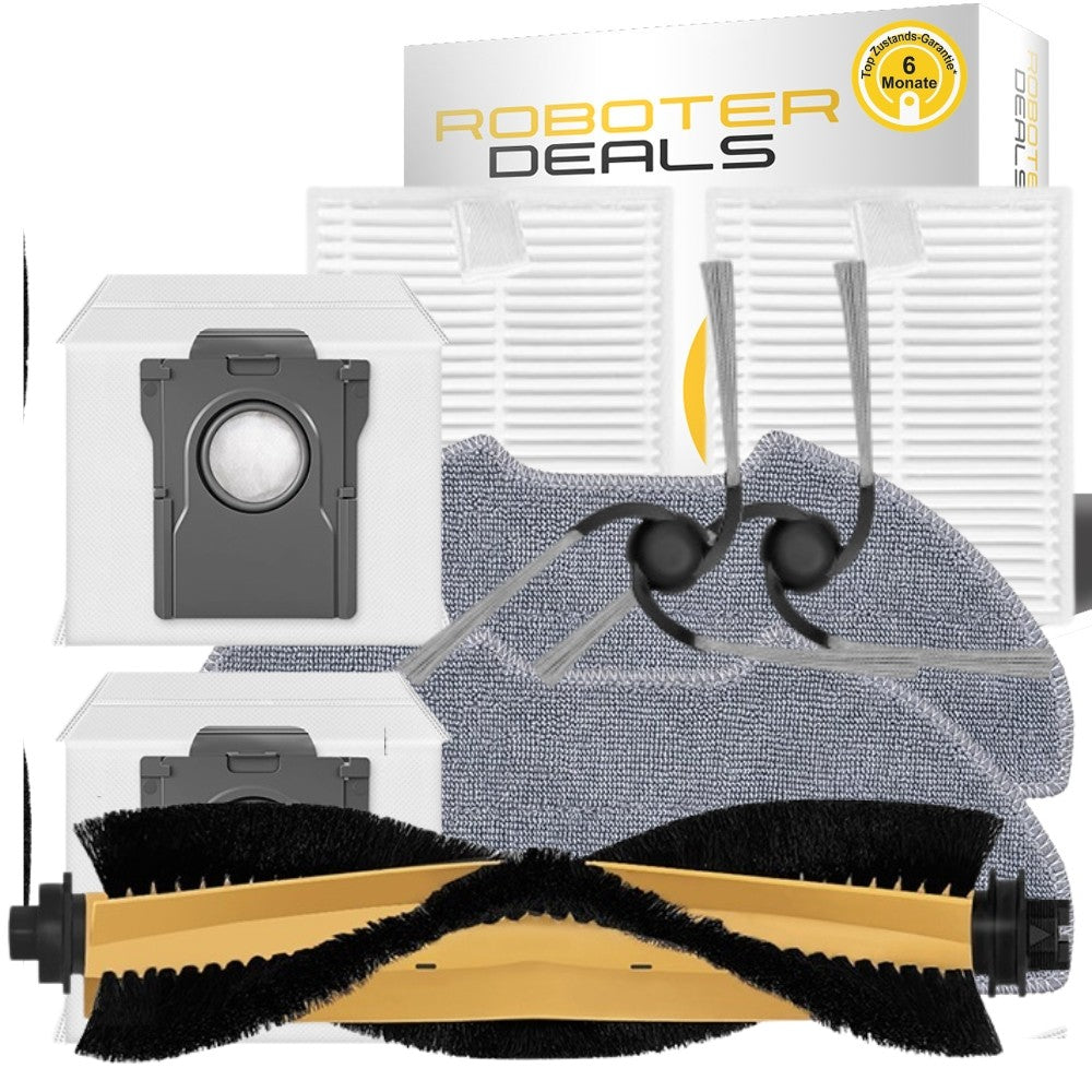 Zubehör Set für Dreame D20 Air Plus (2x Beutel, 2x Filter, 2x Seitenbürste, 2x Pad, 1x Hauptbürste)