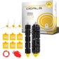 Zubehör Set (Ersatzteile) für iRobot Roomba 700 Serie (6x Filter, 2x Hauptbürste, 3x Seitenbürste, 1x Scheider, 1x HB Reiniger)