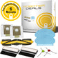 Zubehör Set, Ersatzteile Kit für Ecovacs Deebot T9 Plus (2x Staubbeutel, 2x Pad, 2x Filter, 2x Seitenbürsten, 1x Hauptbürste)