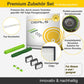 Zubehör Set, Ersatzteile Kit für iRobot Roomba i1, i3, i3 Plus und i4+ (3x Seitenbürsten, 3x Filter, 2x Hauptbürste)