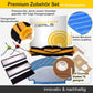 Zubehör Set, Ersatzteile Kit für Ecovacs Deebot T9 Plus (2x Staubbeutel, 2x Pad, 2x Filter, 2x Seitenbürsten, 1x Hauptbürste)