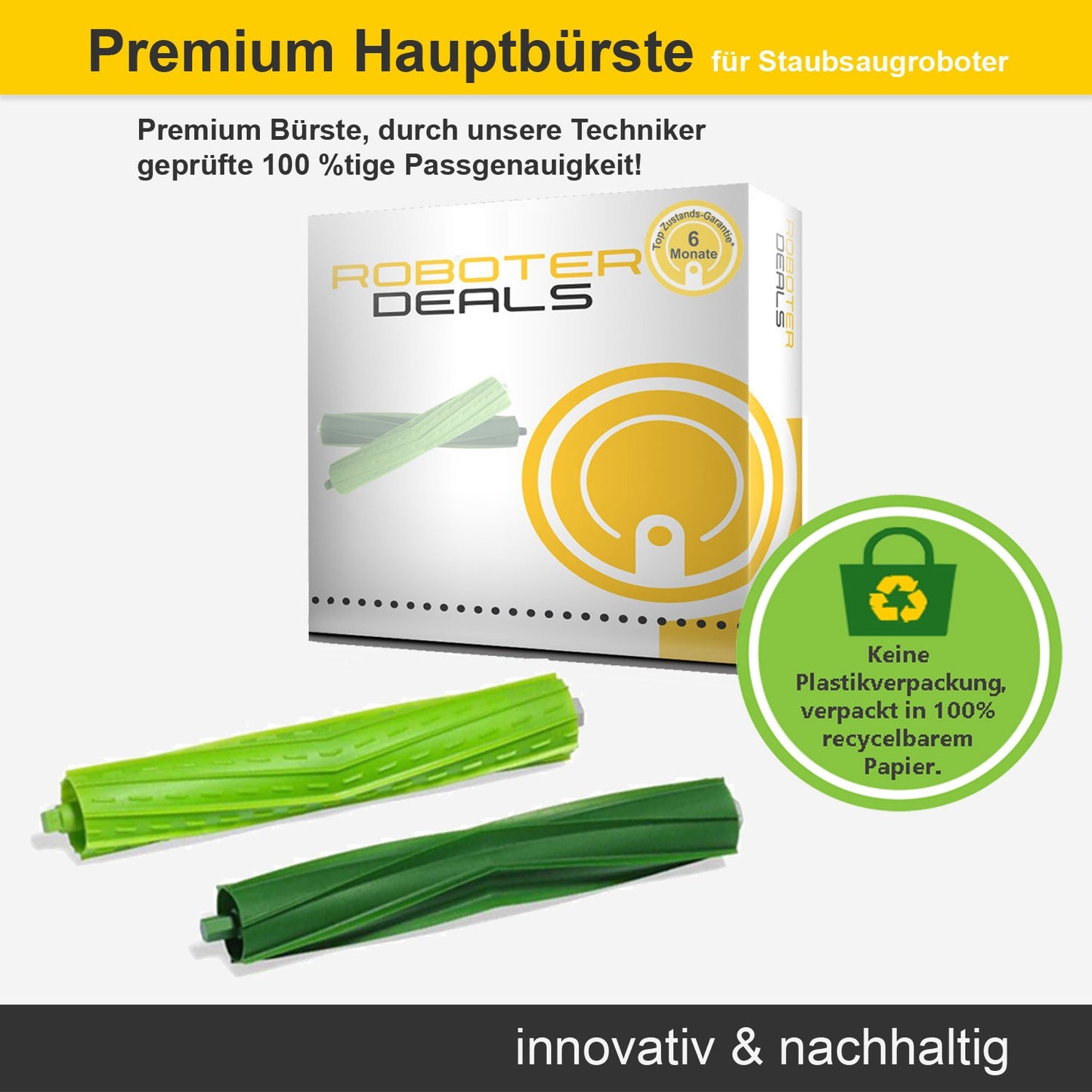 Hauptbürsten-Set (Doppelbürste) für iRobot Roomba i3, i4, i7
