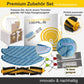 Zubehör Set, Ersatzteile Kit für Ecovacs Deebot T8+ (2x Staubbeutel, 2x Pad, 2x Filter, 2x Seitenbürsten, 1x Hauptbürste)