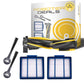 Zubehör Set, Ersatzteile Kit für Shark IQ Self-Empty (RV1000SEU) (2x Seitenbürste, 2x Filter, 1x Hauptbürste)
