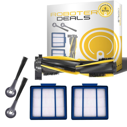 Zubehör Set, Ersatzteile Kit für Shark IQ Self-Empty (RV1000SEU) (2x Seitenbürste, 2x Filter, 1x Hauptbürste)