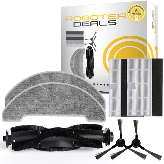 Zubehör Set (Ersatzteile) für Ultenic D5s (2x Filter, 2x Seitenbürste, 1x Hauptbürste, 2x Pad)