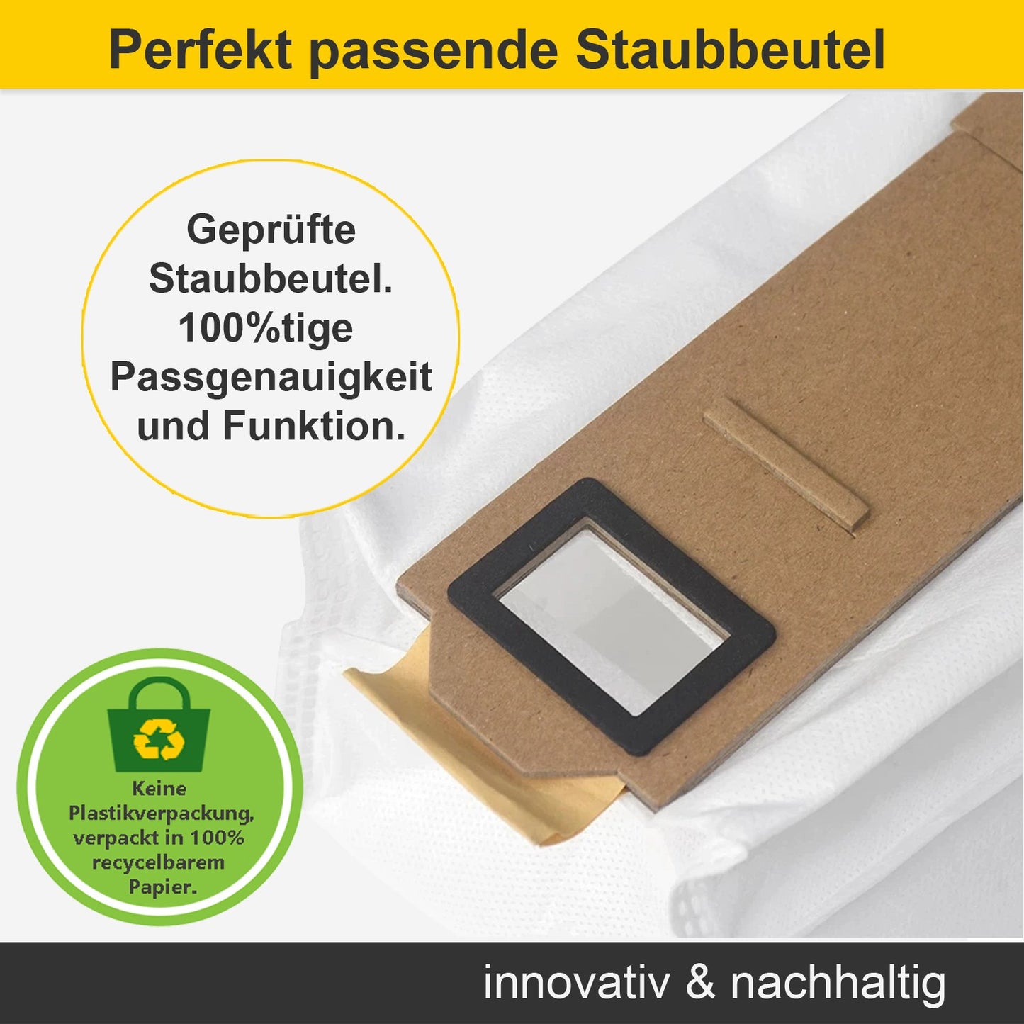 Staubbeutel für Roborock S7+ Absaugstation – 2 Stück