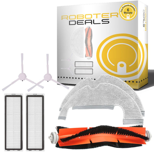 Zubehör Set, Ersatzteile Kit für Dreame Z10 Pro (1x Hauptbürste, 2x Filter, 2x Pad, 2x Seitenbürste)