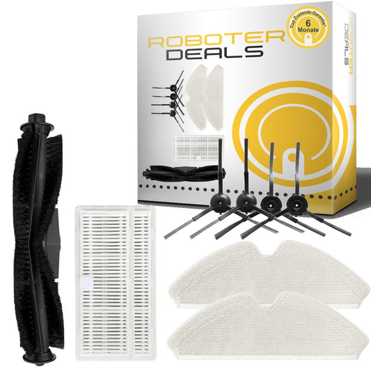 Zubehör Set (Ersatzteile) für Lenovo T1, T1 Pro, X1 (4x Seitenbürsten, 2x Pad, 2x Filter, 1x Hauptbürste)