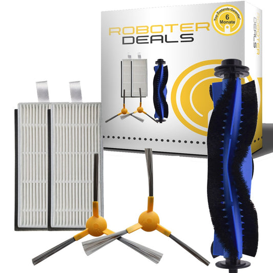 Zubehör Set, Ersatzteile Kit für Hosome G9070 u. 2000 (2x Seitenbürste, 2x Feinstaubfilter, 1x Hauptbürste)