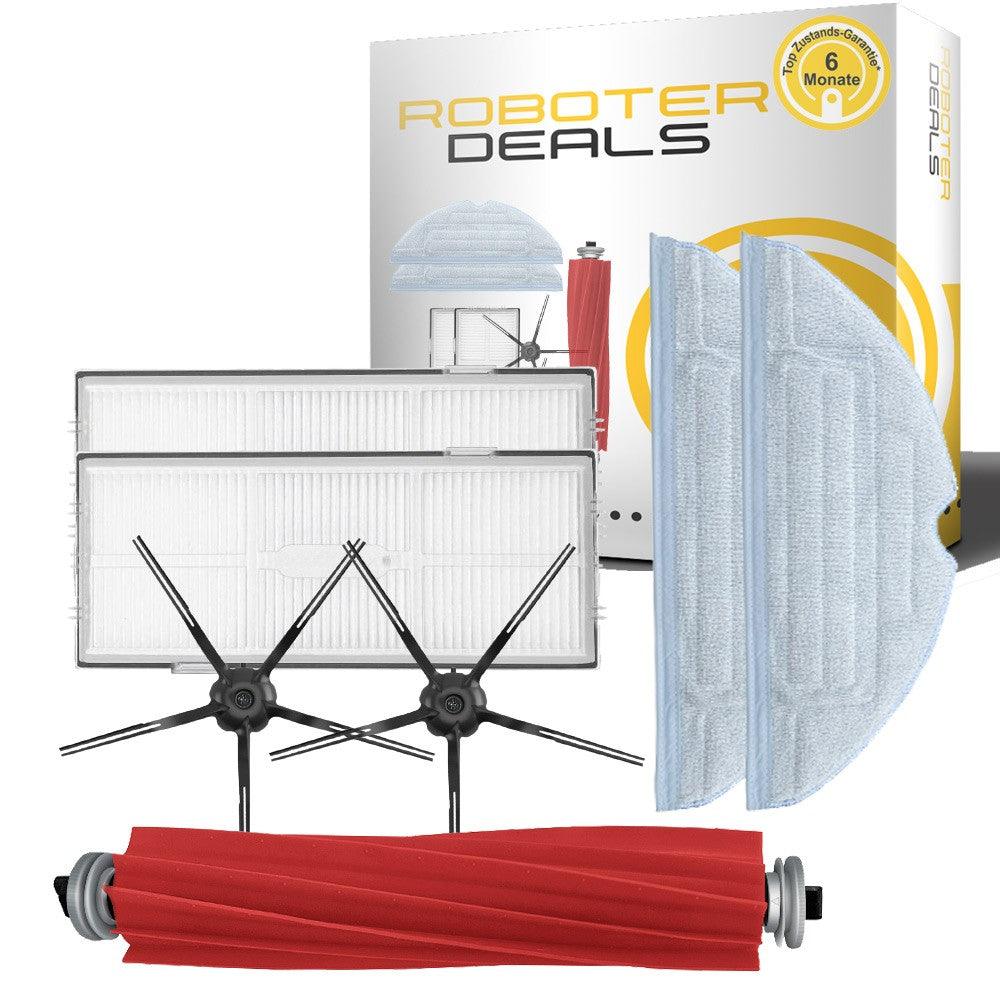 Zubehör Set für Roborock S7 MaxV / S7 MaxV Ultra / S7 MaxV Plus – Filter Bürsten Wischpads (7 Teile)