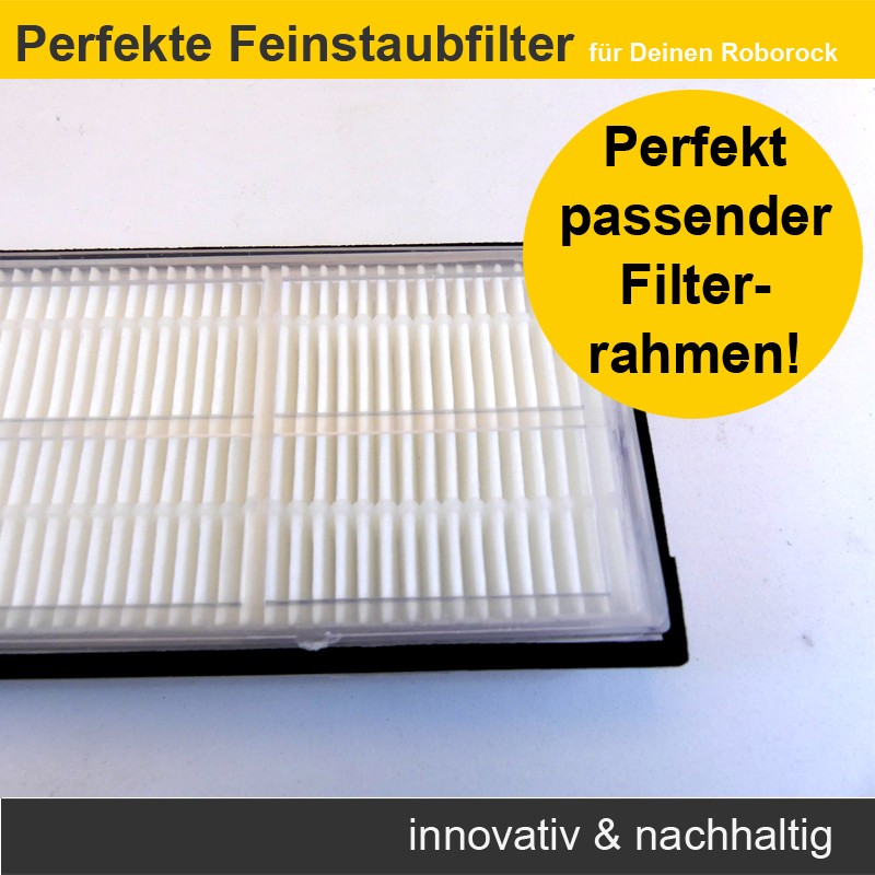 Feinstaubfilter (2 Stück) für Roborock S7 MaxV, S7 MaxV Ultra, S7 MaxV Plus