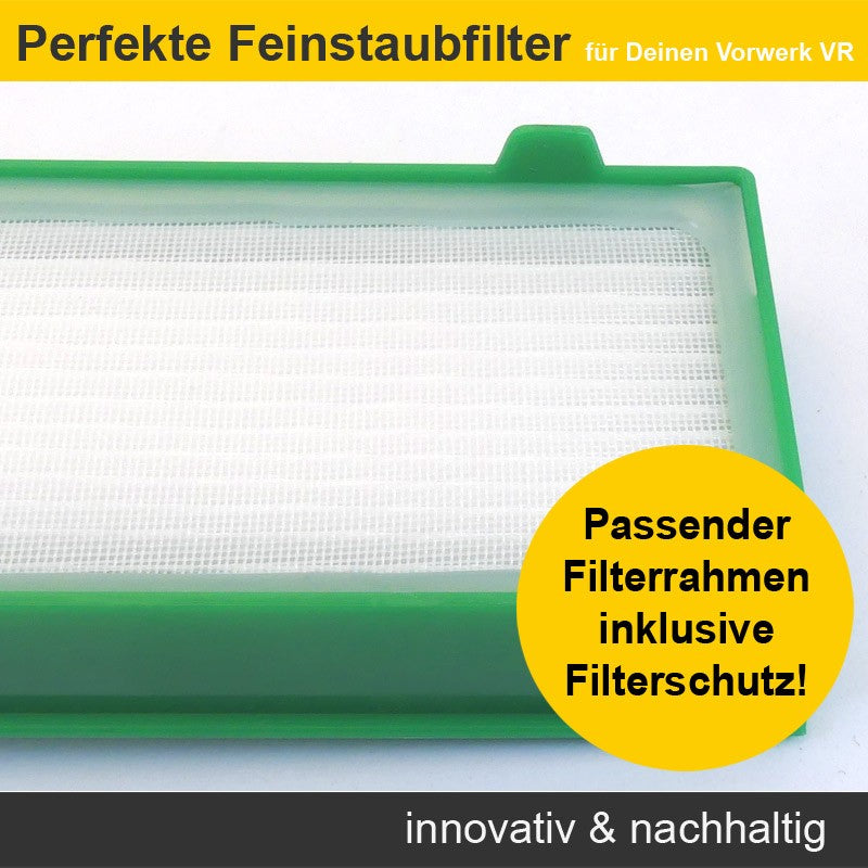 Zubehör Set für Vorwerk Kobold VR200 – Filter Bürsten Ersatzteile (5 Teile)