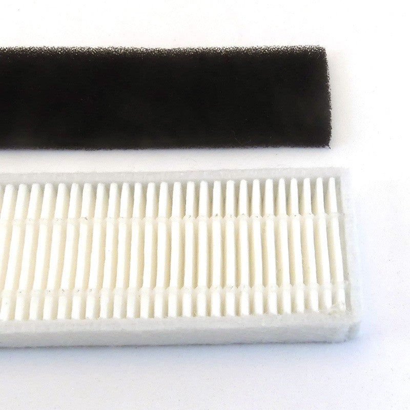 Zubehör Set, Ersatzteile Kit für Ecovacs Deebot Slim OZMO 10 (3x Pad, 4x Seitenbürste, 3x Filter)