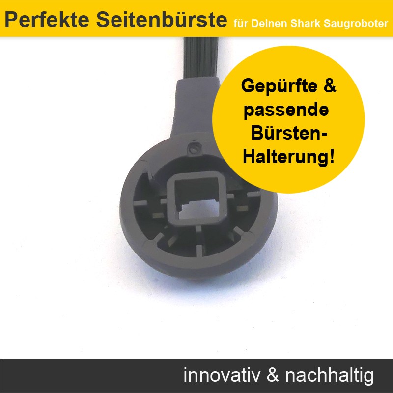 Zubehör Set, Ersatzteile Kit für Shark IQ Self-Empty (RV1000SEU) (2x Seitenbürste, 2x Filter, 1x Hauptbürste)