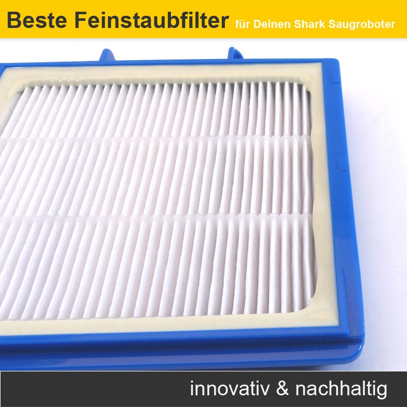 Zubehör Set, Ersatzteile Kit für Shark IQ Self-Empty (RV1000SEU) (2x Seitenbürste, 2x Filter, 1x Hauptbürste)