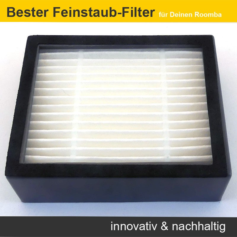 Zubehör Set, Ersatzteile Kit für iRobot Roomba i5 Plus (2x Filter, 2x Seitenbürste, 2x Hauptbürste, 2x Beutel)